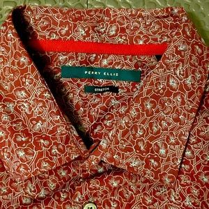 PERRY ELLIS Men’s Size LT (Large Tall) Brand New w/ Tags! Floral pattern stretch